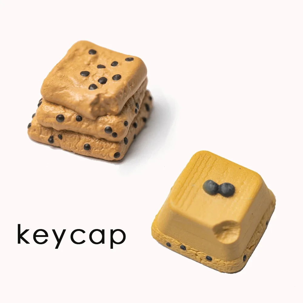 

Personalized Keycap ESC Animation Game Cartoon Sesame Packet Cakelet Food Keycap Customized Cute Gift Mechanical Keyboard Keycap