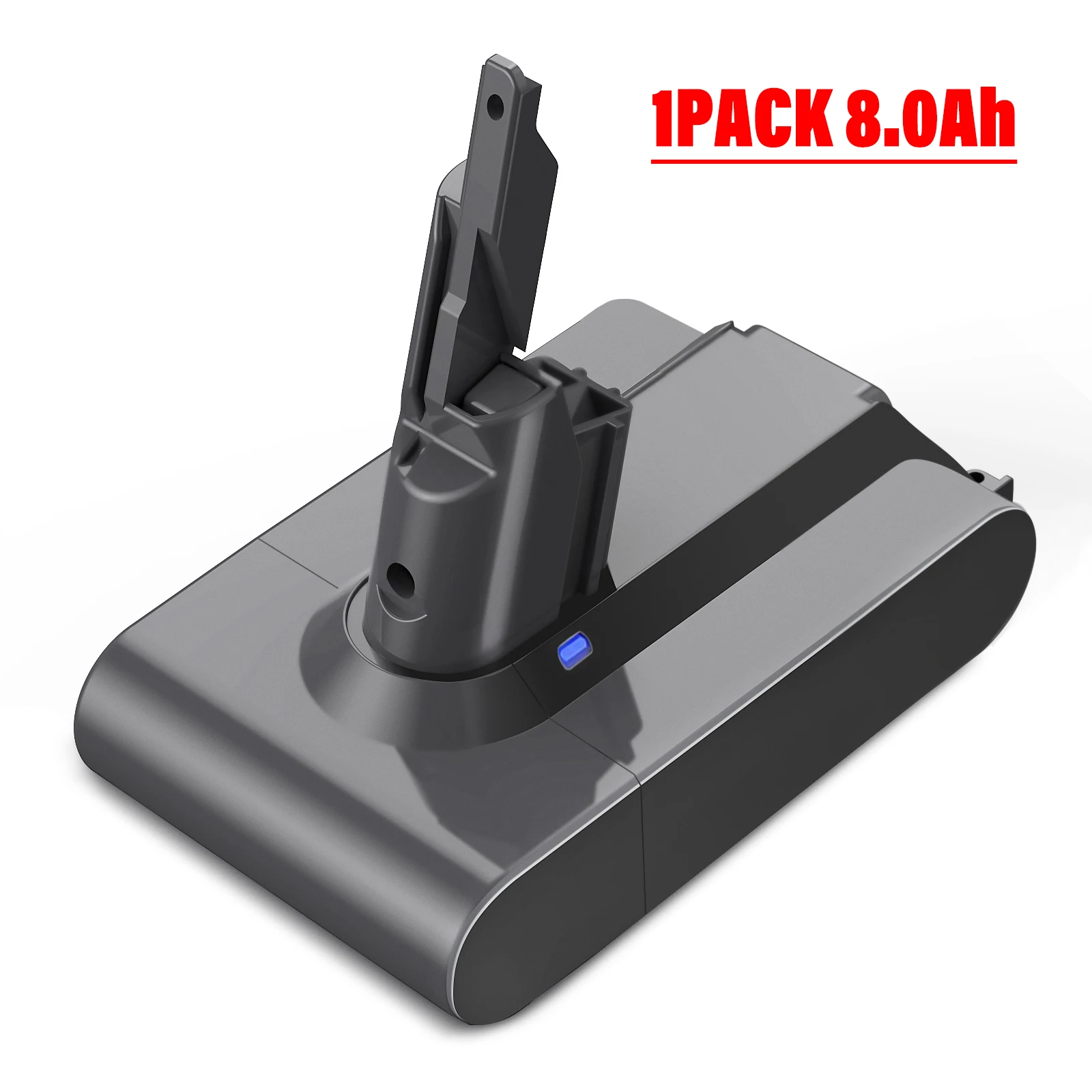 Powtree 6,0 Ah/8,0 Ah Ersatzakku für Dyson V6 V7 V8 V10 Serie SV12 DC62 SV11 SV10 Handstaubsauger Ersatzakku