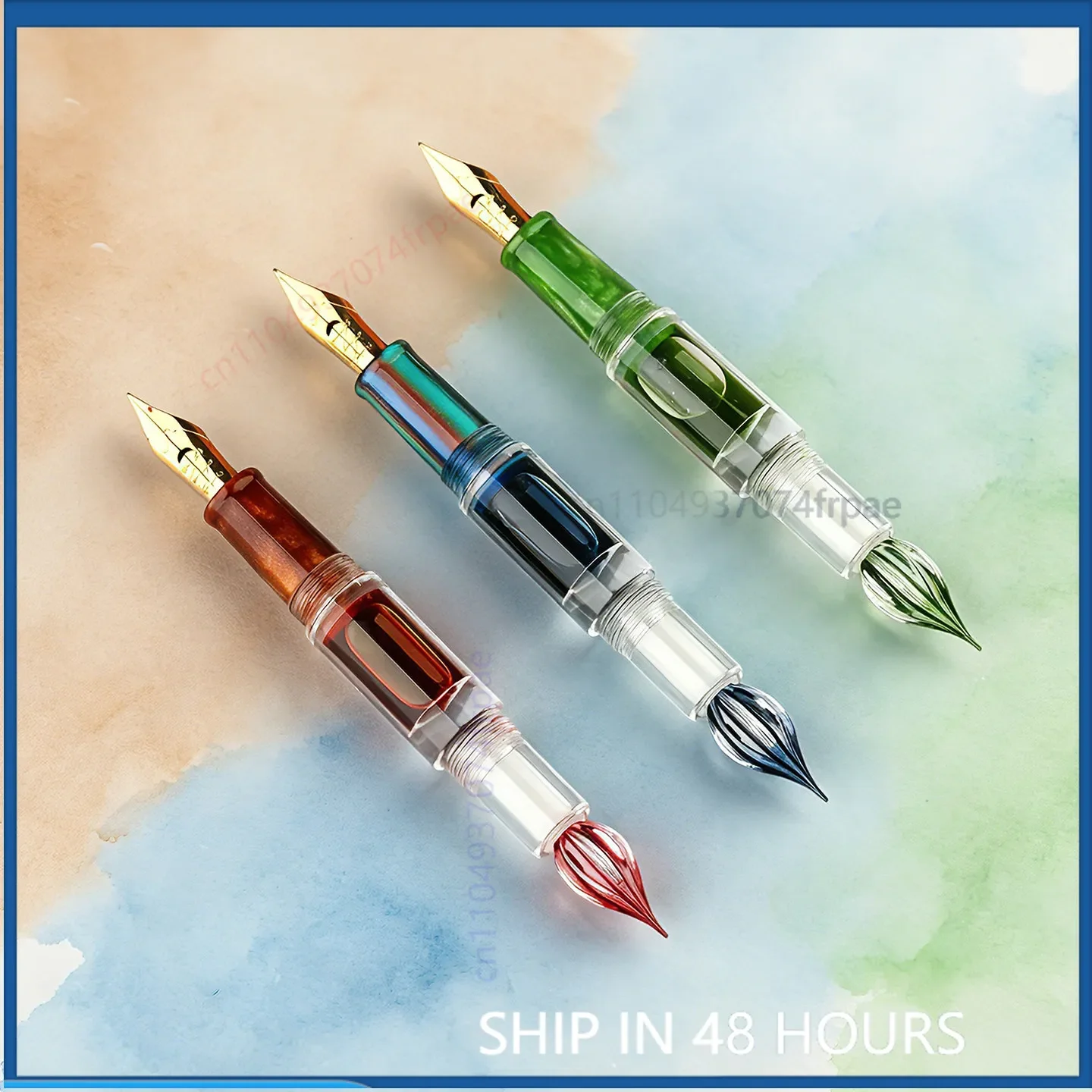 For MAJOHN N15 Dual Purpose Fountain Pen Soft Calligraphy Tip Glass Dip Tip Copperplate ES English Script Practice Tool