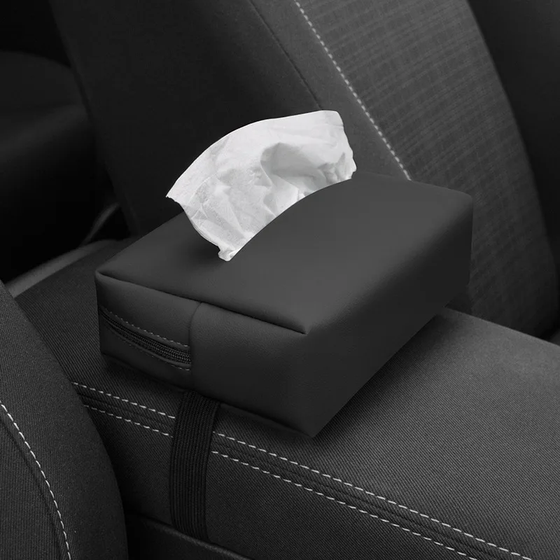 

Car Sun Visor Hanging Tissue Holder, Armrest Box Refill Napkin Holder, Seat/Back Hanging Tissue Case, Car Tissue Box Accessories
