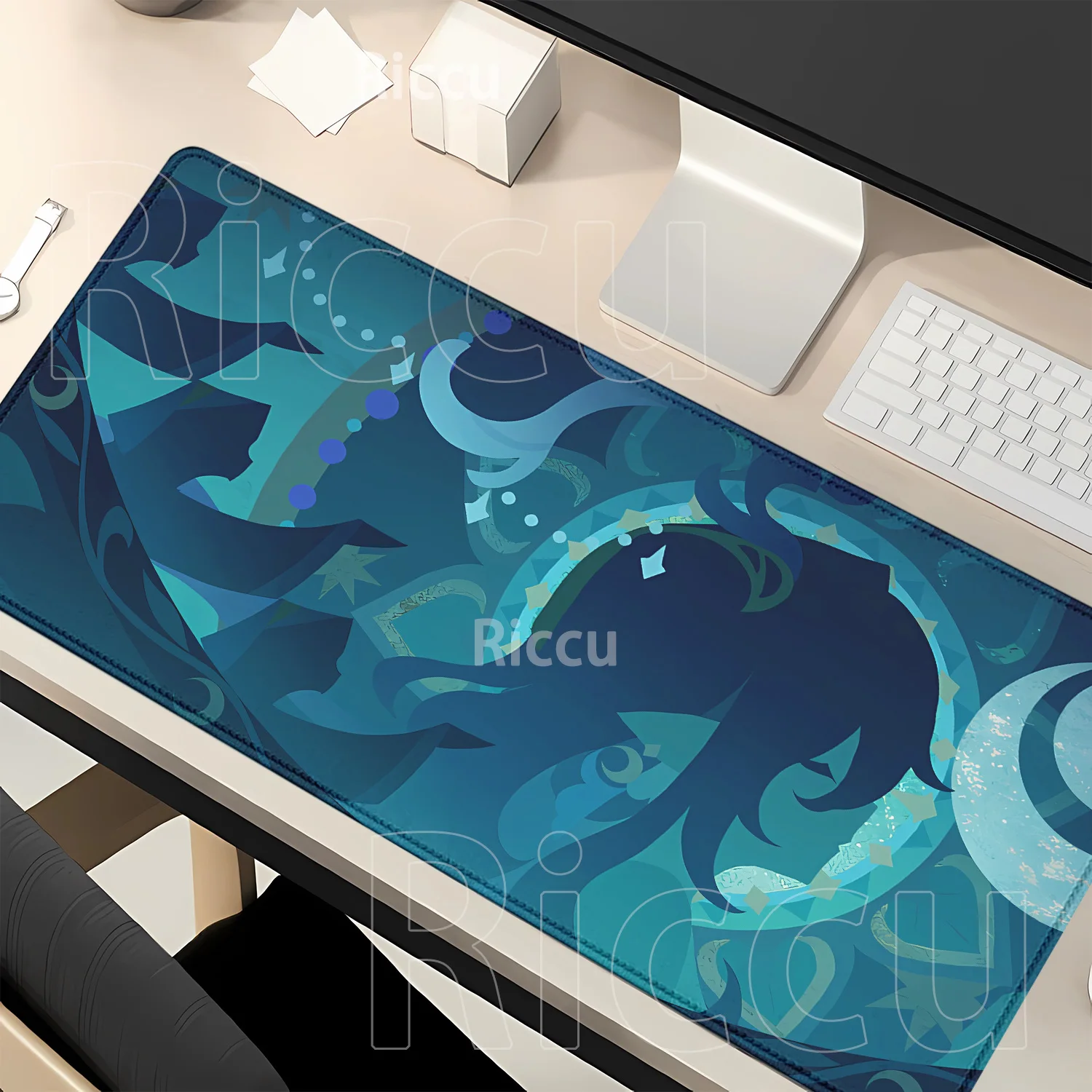 

Genshin Impact Lauma Fontaine Character Pattern HD Printing Mousepad Varesa Skirk Mouse Pad office accessories overlock desk Mat