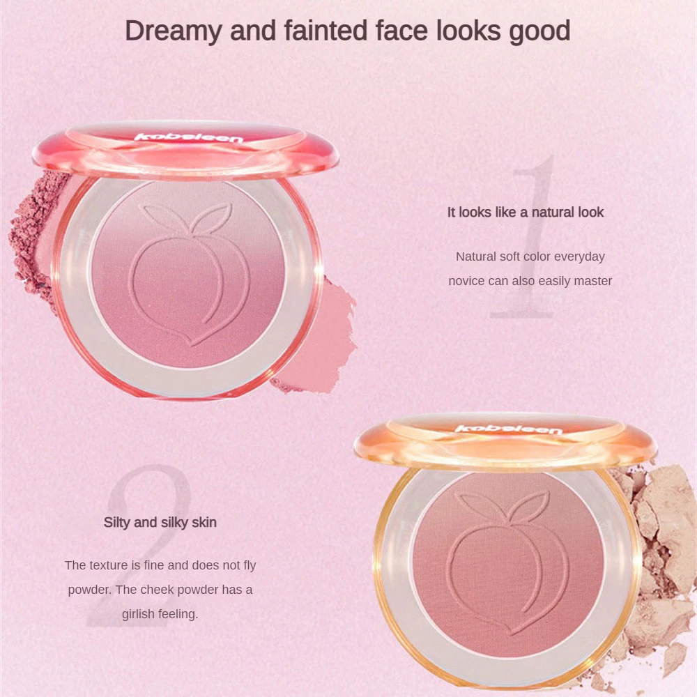 1~4PCS Repair Disk Exquisite 6 Colors Gradient Blush Health & Beauty Blush Docile Powder Blush Palette Face Makeup