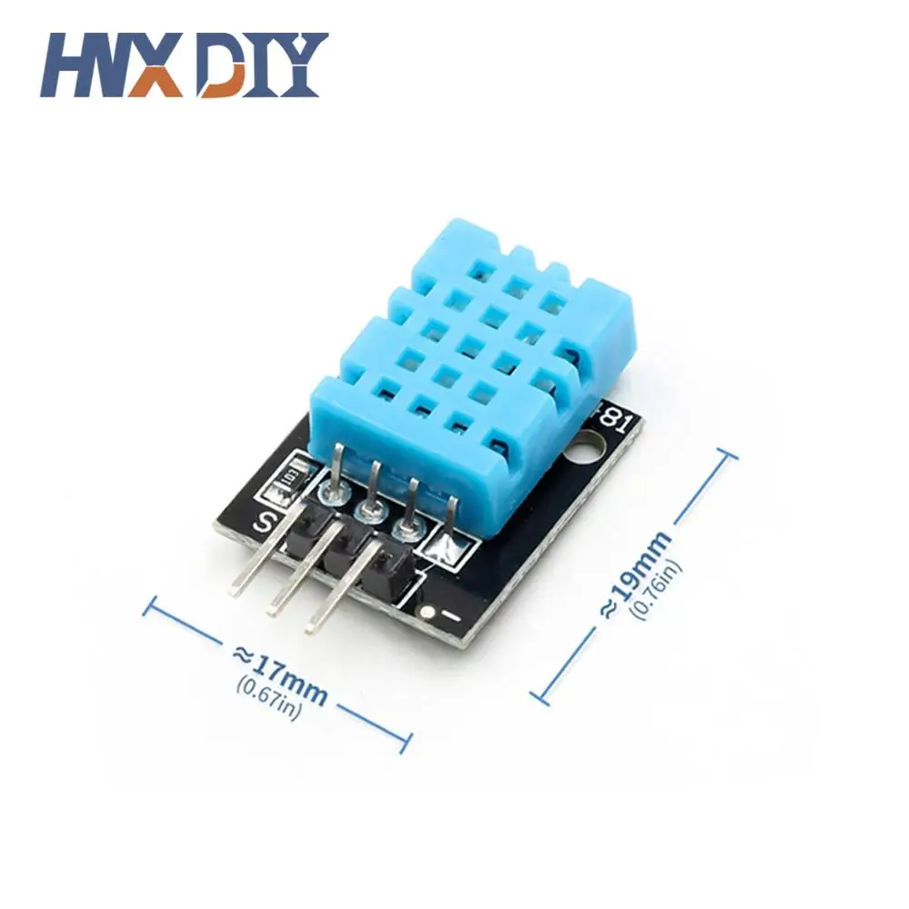 Temperatura Digital e Módulo Sensor de Umidade + PCB para Arduino DIY Starter Kit, Smart, 3Pin, KY-015, DHT-11, DHT11, 5 pcs, 10pcs