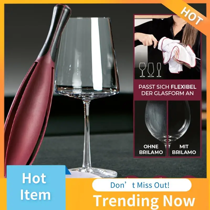 

AB08-Wine Glass Polisher And Wine Glass Polishing Cloth For Lint, Streak And Streak-Free Cleaning Of Wine Glasses