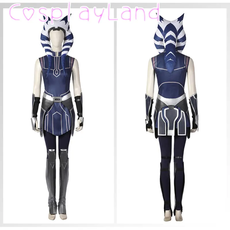 New Arrival Clone War Ahsoka Cosplay Costume High Quality Halloween Ahsoka Costume Performance Outfit With Headwear Cape