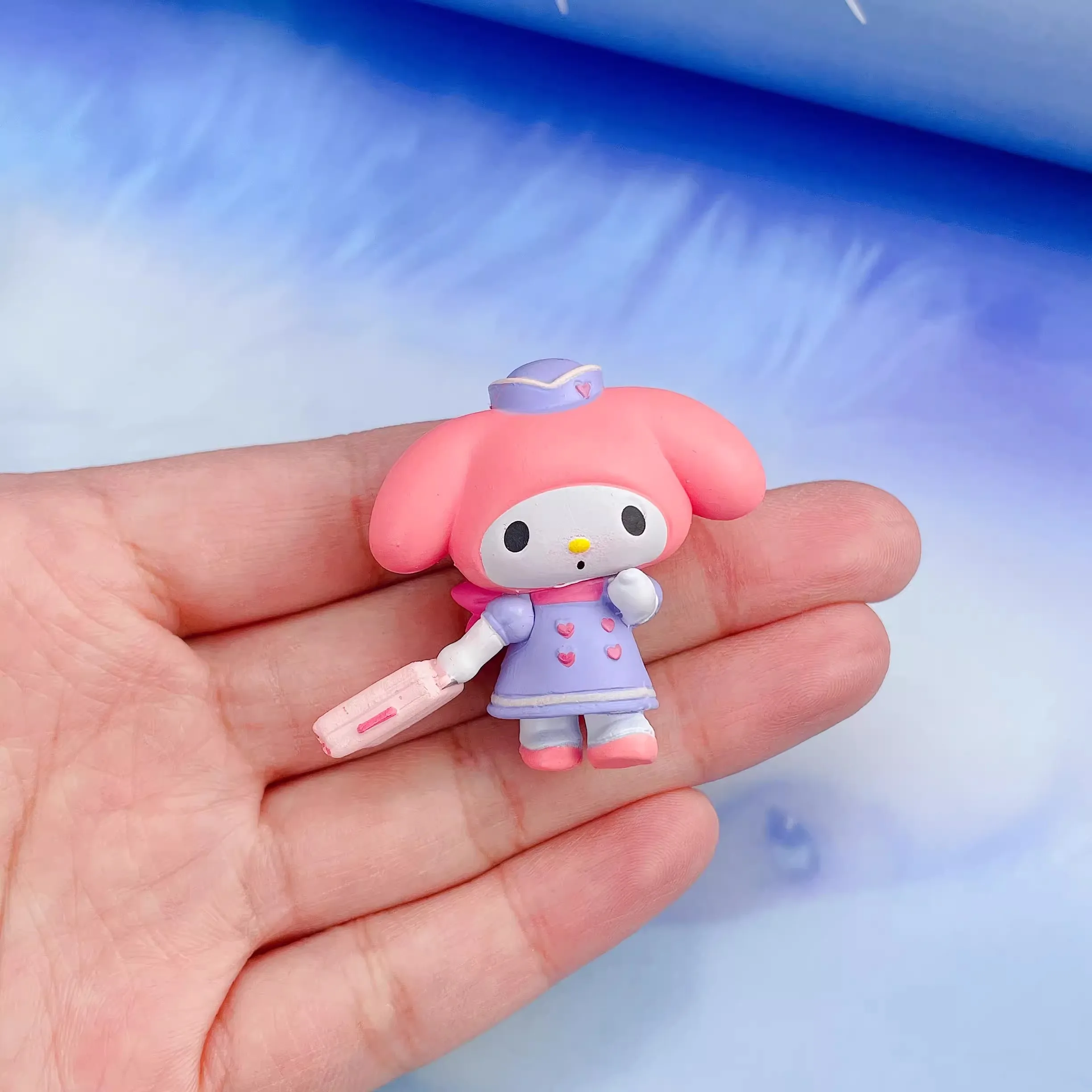 Kawaii Kuromi figura My Melody Anime Action Figure decorazione Cosplay professionale bambola del fumetto ornamenti modello in Pvc regalo di natale