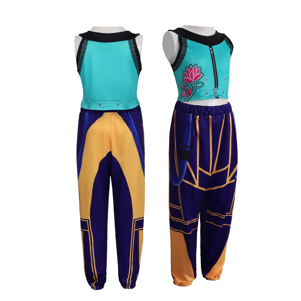 أزياء KPOP شيطان الصيادين التأثيرية للفتيات زوي ميرا رومي ملابس لعب الأدوار الخيالية Kpop بدلات حفلات الهالوين #5