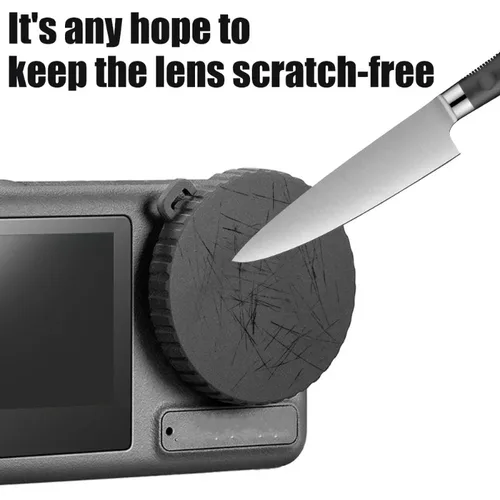 Imagen 2 del producto 10-1 Uds tapa protectora de lente para DJI Osmo Action 3 4 5 Pro lente de cámara deportiva tapa de silicona a prueba de polvo para Action 5Pro