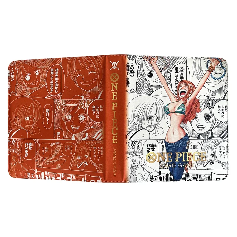 One Piece OPCG Card Binder Luffy Album 25th Anniversary Holder Collcetion Card 540pcs Card Holder 9 Grid PU Gold Stamping Folder