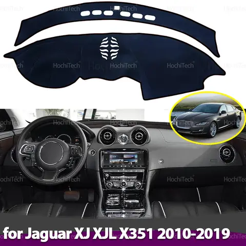 Sunshade Carpet for Jaguar XJ XJL X351 2010-2019 LHD RHD Anti-Slip Dashboard Cover Protective Pad Car Accessories