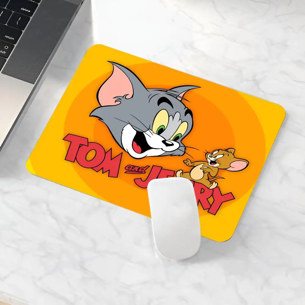 Cartoon T-Tom and J-Jerry Mouse Pad Game mause pads Laptops Small Wrist Protector Supplies Desk Accessories Luxury Notebook Acce