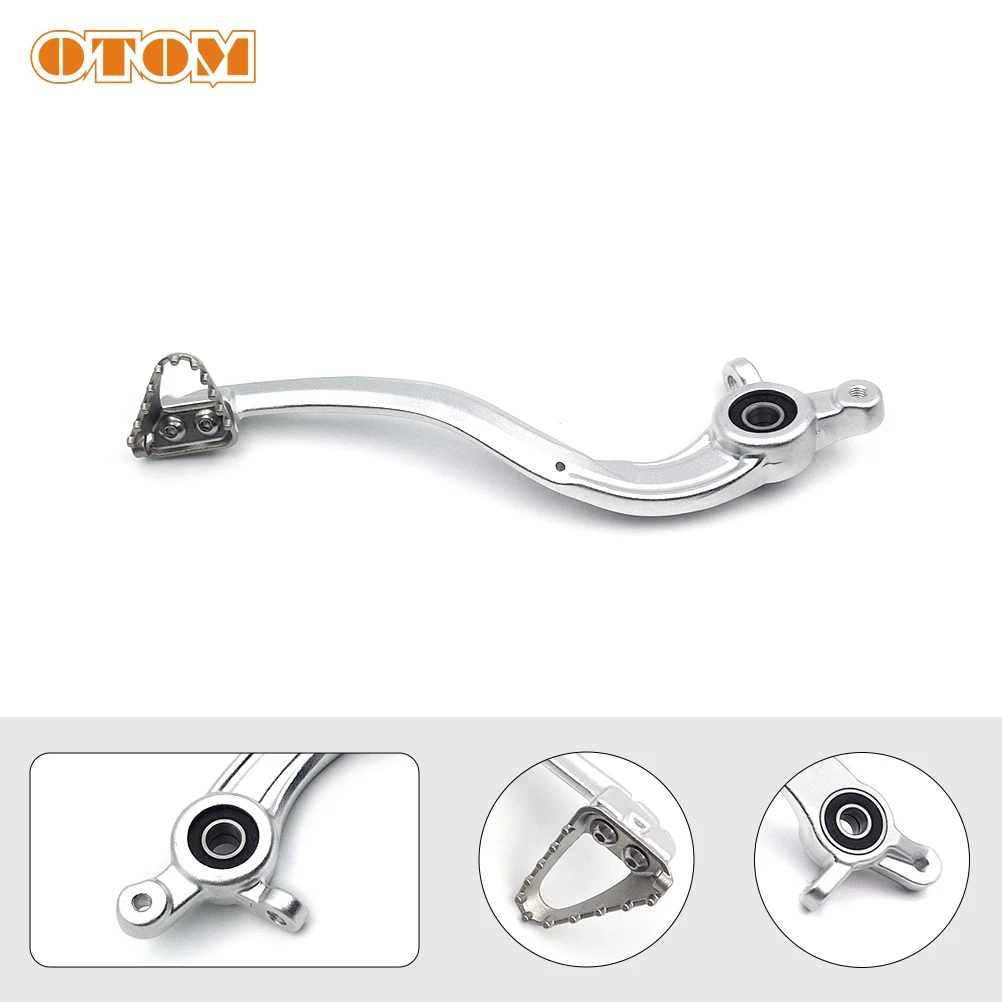 OTOM Motorcycle Rear Brake Pedal Lever Assembly For KTM HUSQVARNA GASGAS SXF XC-F XCW FC FE TE EXF MCF 125 150 250 450 2017-2022