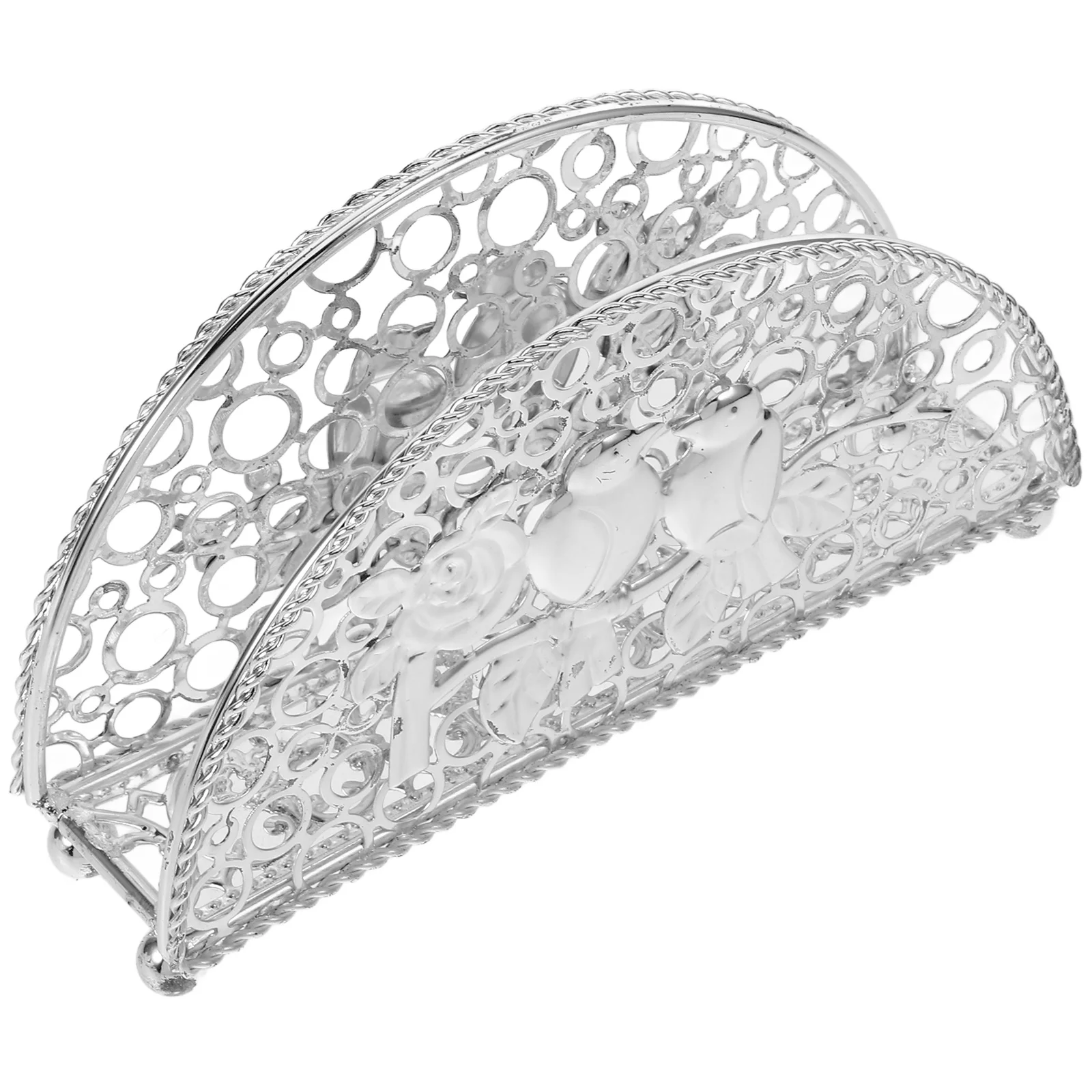 

Metal Napkin Holder Vintage Style Paper Towel Stand Large Capacity Tissue Dispenser for Kitchen Dining Table Freestanding Napkin