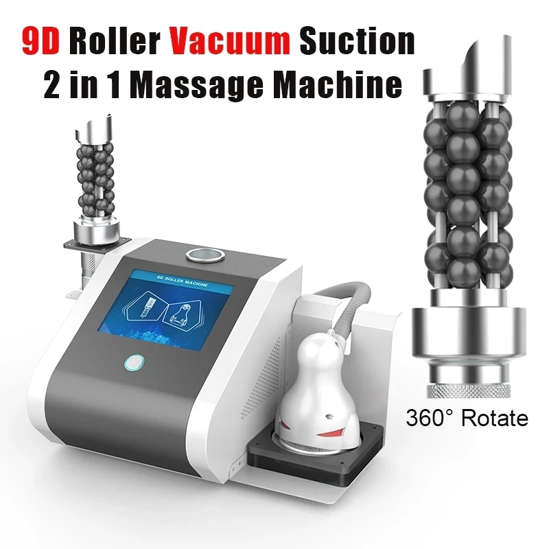 

9D Vacuum Endo 360 Roller Massage Slimming Machine with Red Blue Light Threapy Lymphatic Drainage Body Sculpt Butt Lifting