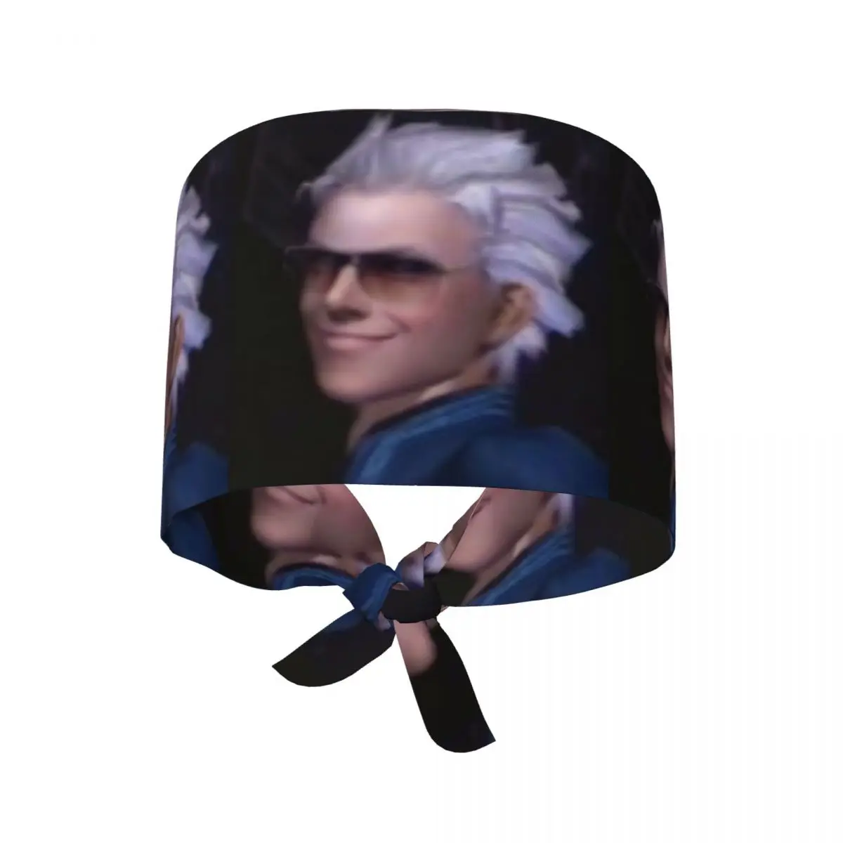 Vergil From The Devil May Cry Series Scrub Hat Doctor Working Surgical Cap Men Women Adjustable Nursing Caps for Dentist