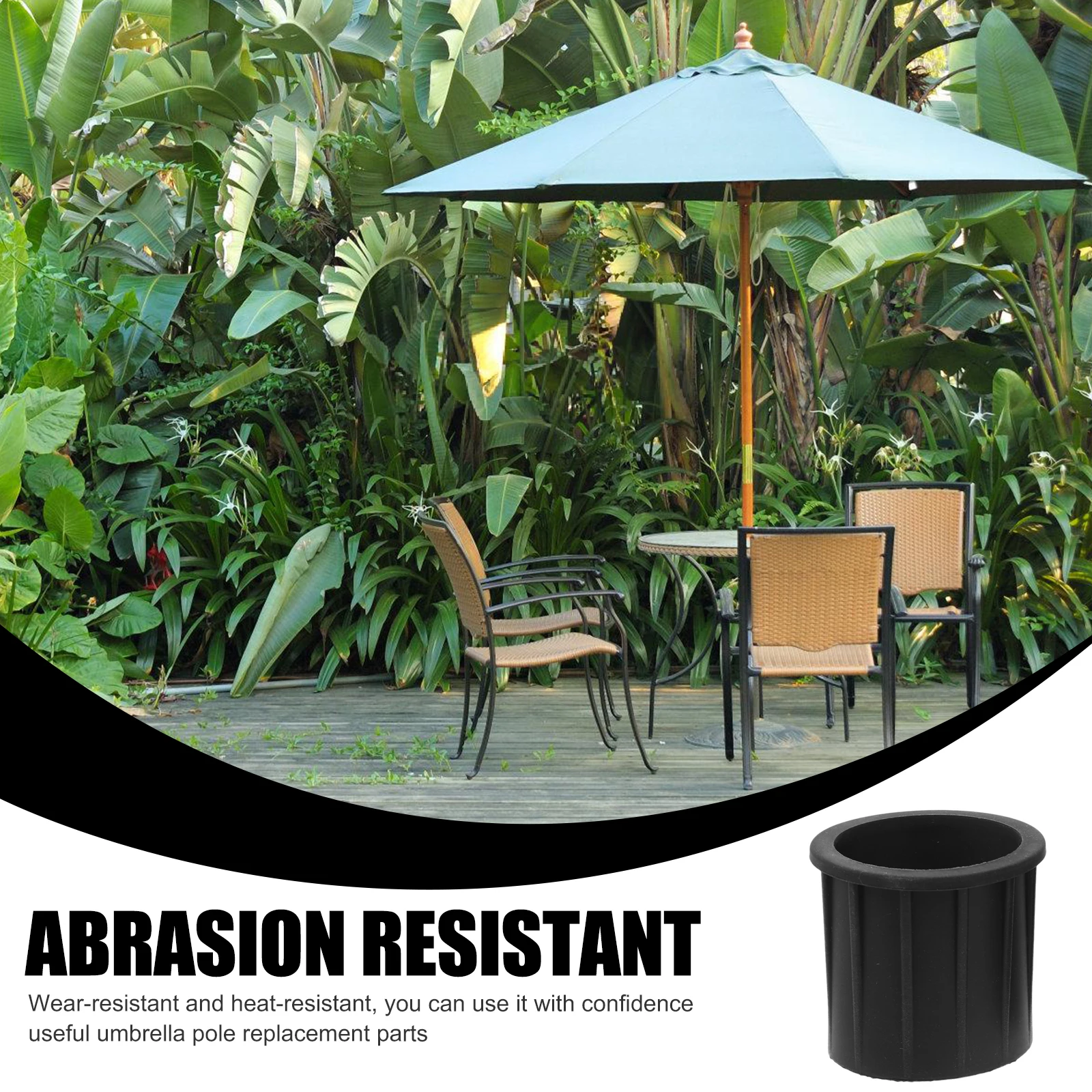 

1 set Silicone Base Covers Umbrella Pole Replacement Outdoor St Hole Plugs Patio Replacement Parts Durable Stable Accessories