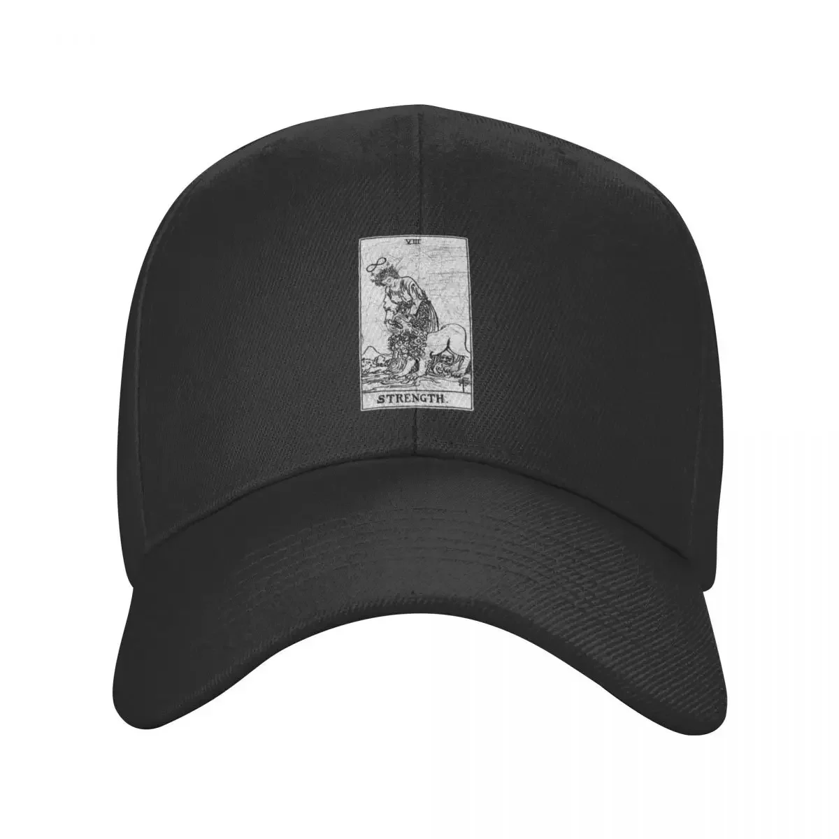 Strength Tarot Card - Major Arcana - fortune telling - occult Baseball Cap Vintage fashionable Golf Wear Men Women's