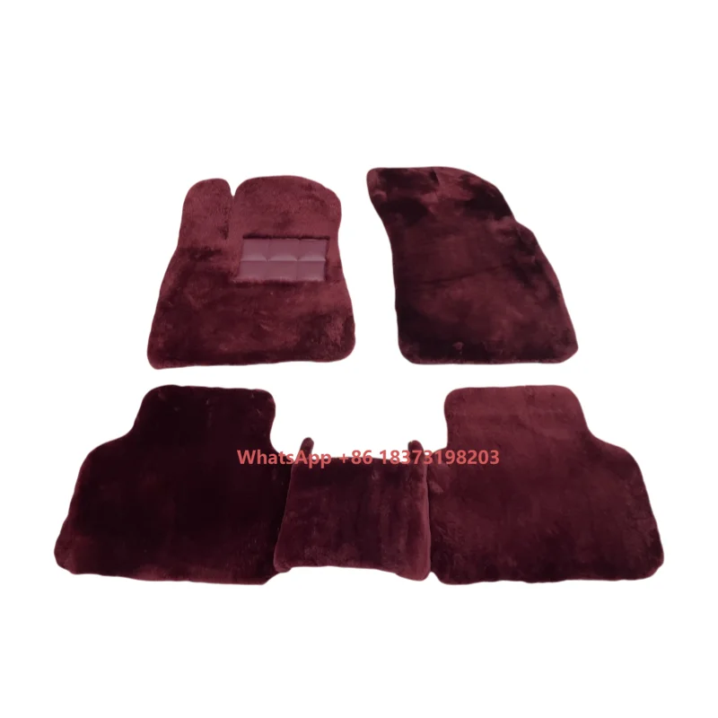 

Роскошные противоскользящие автомобильные коврики из 100% австралийской шерсти, напольный ковер на заказ для Lamborghini URUS, внутреннее использование