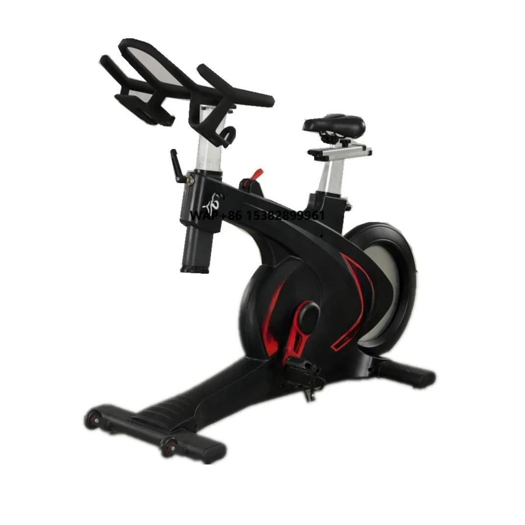 

YLSY Premium Commercial Steel Spin Bike Adjustable Magnetic Resistance Commercial Exercise Bike