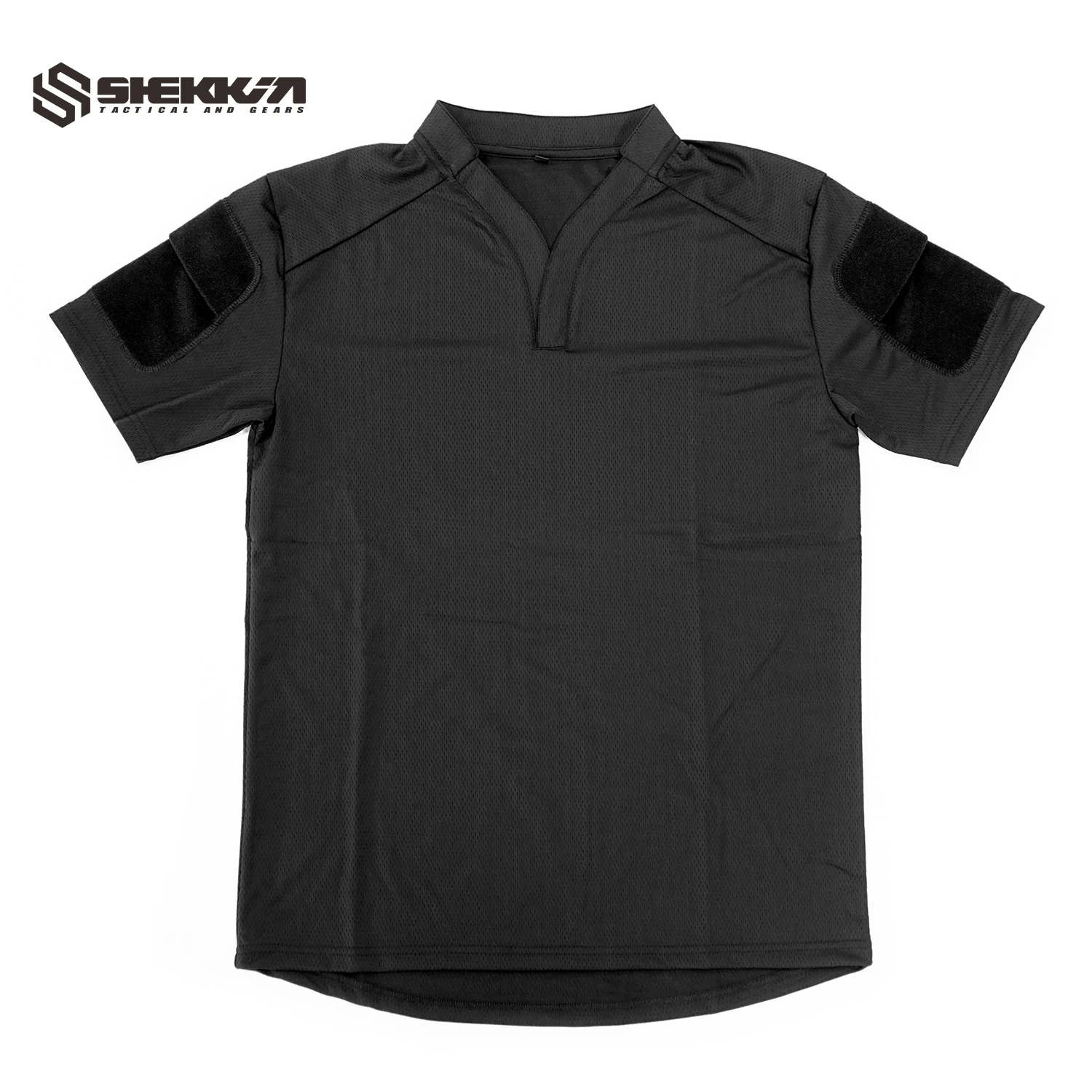 Imagem -03 - Shekkingears Velocidade Estilo Rugby Camisa Quick Dry Tactical Manga Curta T-shirt Cag Amor