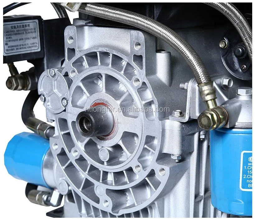 20HP 4 stroke 997cc Naturally Aspiration air-cooled two cylinder in-line diesel engine for Excavator