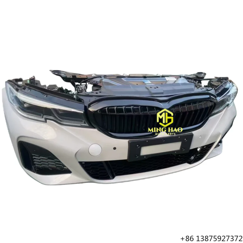 

High Quality for 3 Series G28 G20 Front Bumper Kit with Radiator Grille Taillights Headlights Engine Hood Fenders