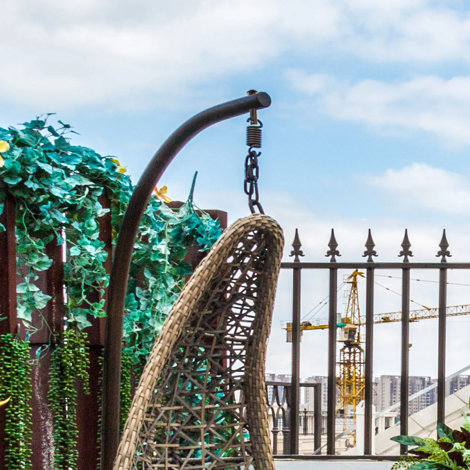 

Hammock Chair Plug Pin Heavy Duty Metal Swing Plug Pin Hanging Chair Accessory Kit Stable Shock Absorbing Swing Hanging Tool