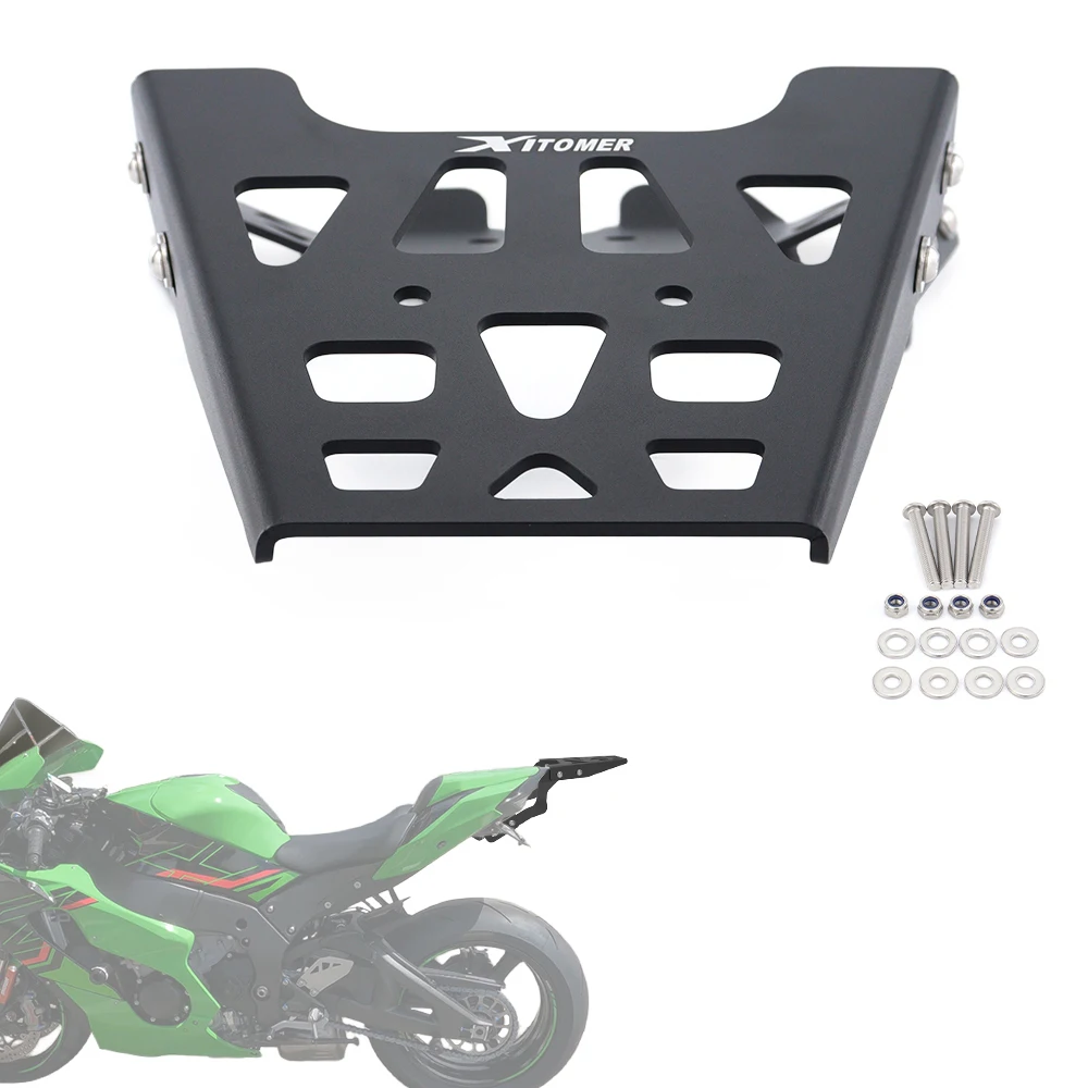 

Motorcycle Saddlebag Holder For Kawasaki Ninja ZX-10R ZX10R 2016-2025 Ninja ZX-10RR 2021-2025 Rear Luggage Rack Carrier Shelf