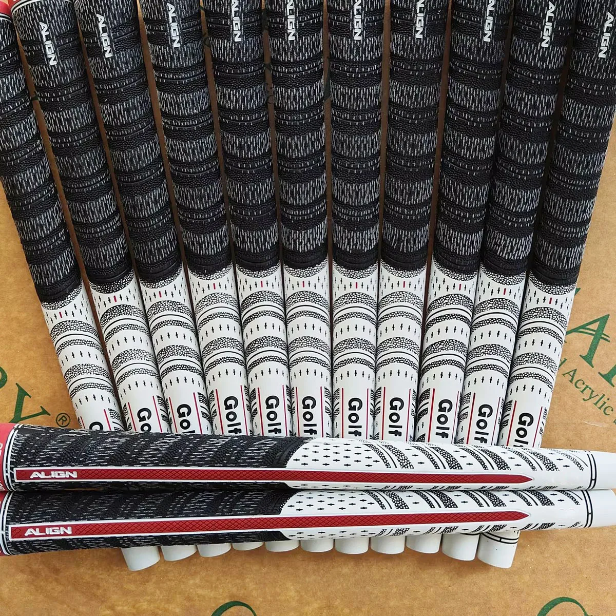 

13Pcs Golf Irons Grip Set Midsize/Standard 5/10pcs Golf Club Grips Mens Rubber Carbon Cotton Yarn Iron and Wood Grips