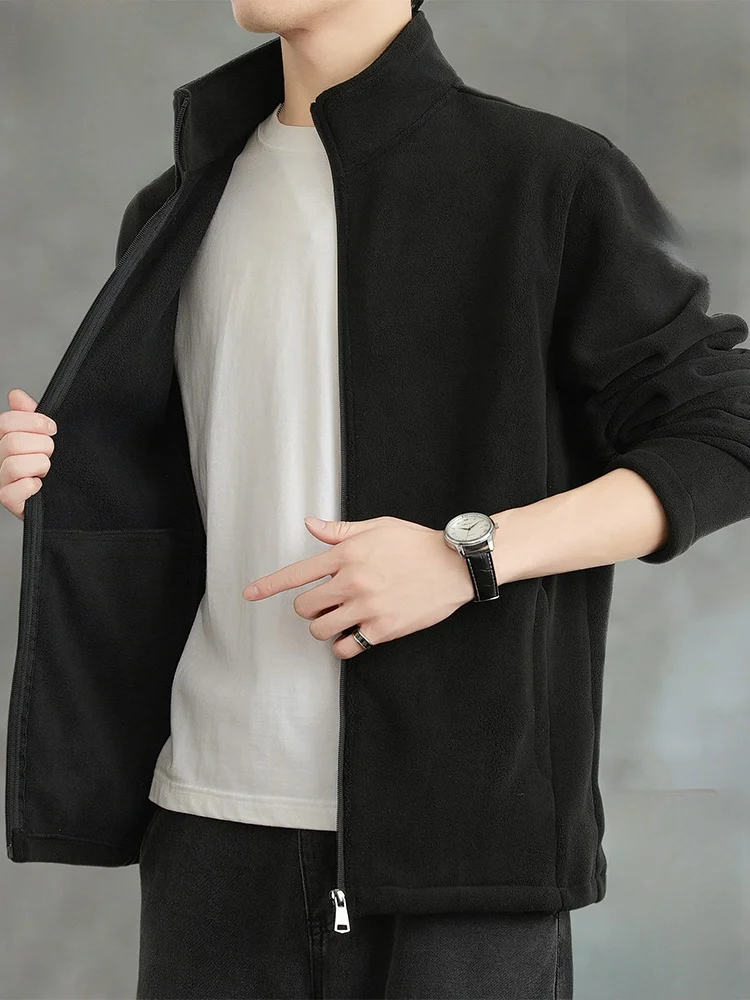 

PaulFrank Double-Sided Fce Jaet Men's Loose Casual Spring Autumn Warmth Protection Large Mouth Monkey Polyester Fiber