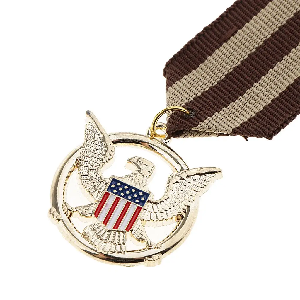 Epaulet Badge Vintage Medal Brooch Pin Badge Decorative Brooch Patriotic Lapel Pin for USA National Day