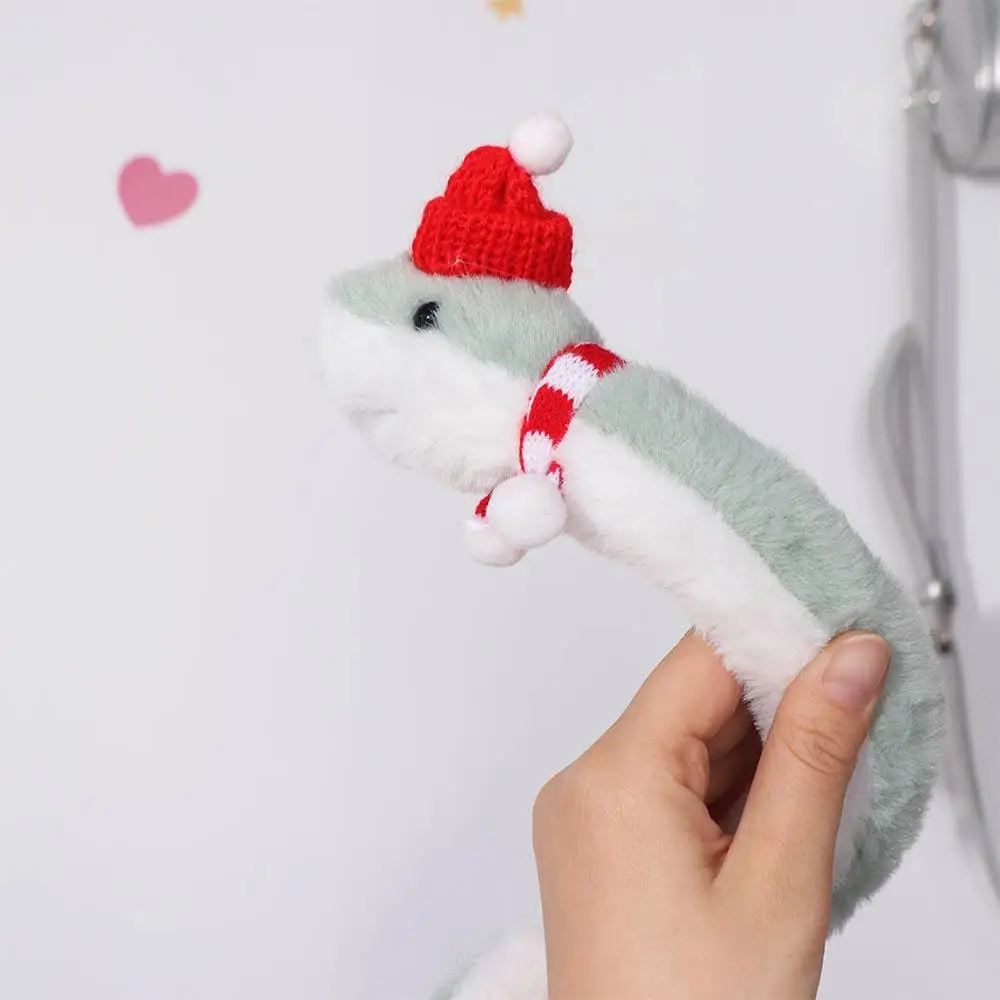 

Plush Year of The Snake Plush Toy Little Snake Soft Snake Stuffed Plush Doll Wrap Around Arm Comfort Green Snake Animal Doll
