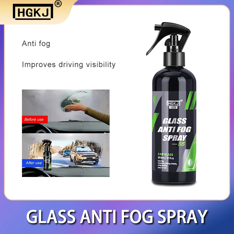 Car Glass Anti Fog Spray Waterproof Interior Windscreen Antirain Coating Mirror Anti-rain Cars Cleaning Agent Paint Care HGKJ S5