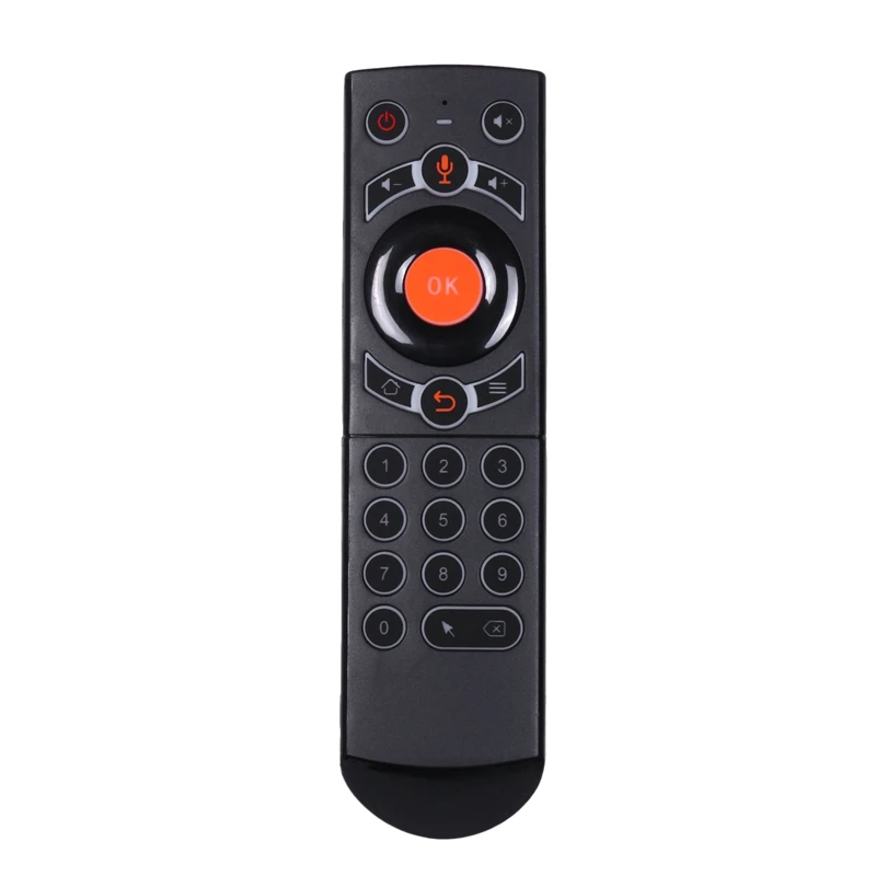 

A22R-Q7 Backlit Gyroscope Wireless Air Mouse Smart Voice Remote Control Full Keys IR Learning For Android TV Box