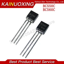 50PCS BC550C + BC560C each 25pcs BC550 BC560 TO92 Transistor DIP-3 45V 0.1A TO-92 New Original