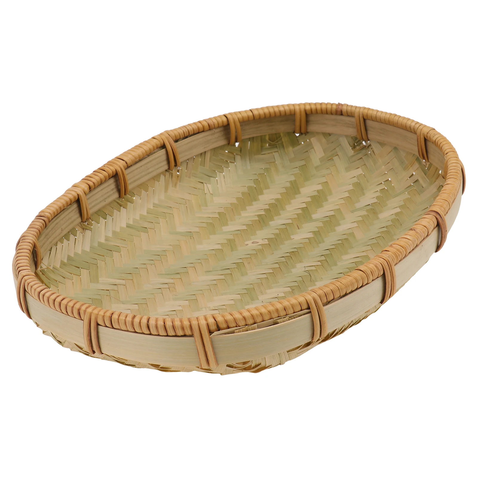 

Bamboo Snack Basket Hand Woven Hand-woven Baskets for Snacks Handmade Multifunction