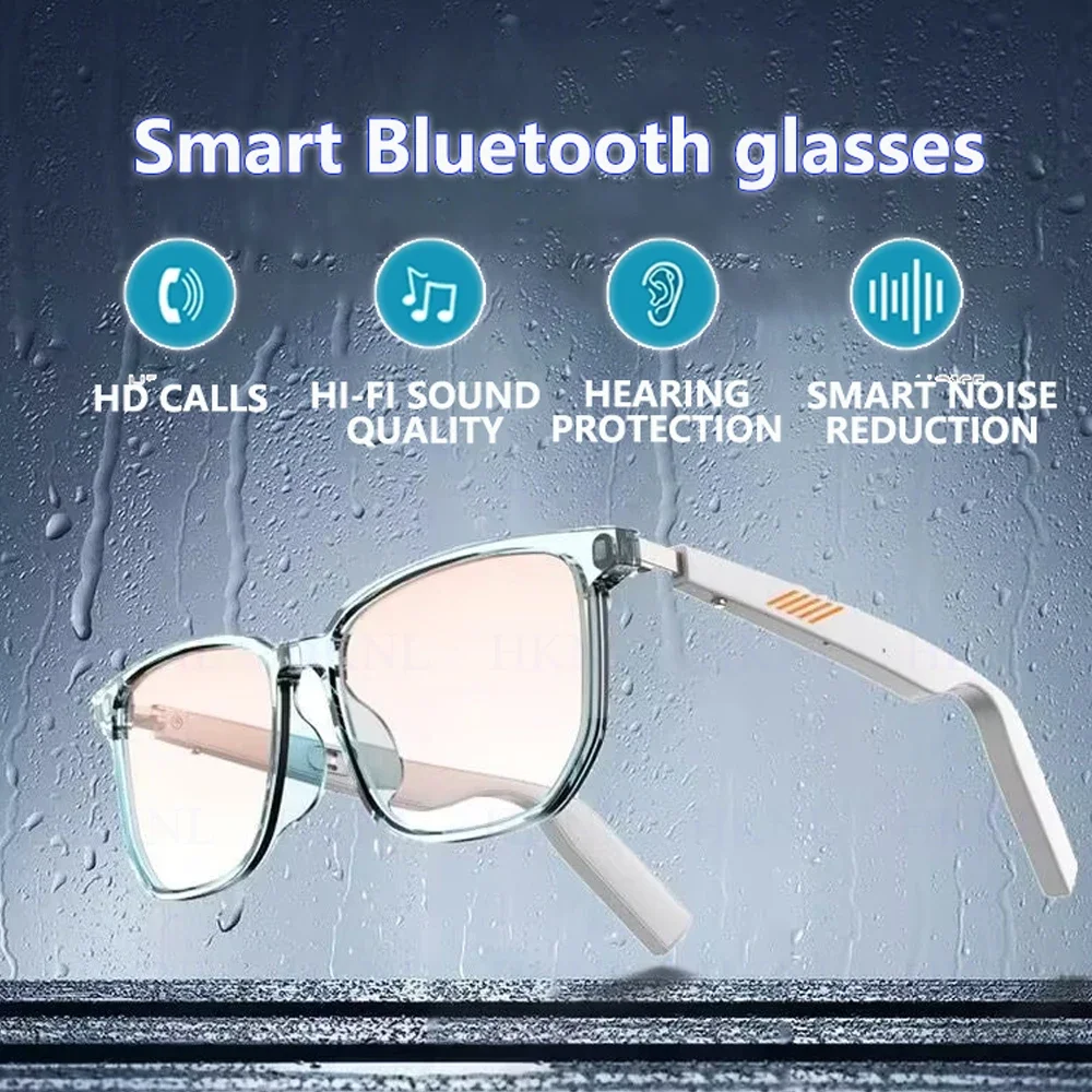 

New Glasses Smart Bluetooth 5.0 SunGlasses Anti-BlueLight Eyeglasses Hands-Free for Calling Music Sports Otdoor Wireless Stereo