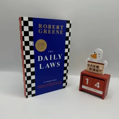 Robert Greene의 일일 법 366 명상, 영어 페이퍼백 북, 학생용 생일 선물