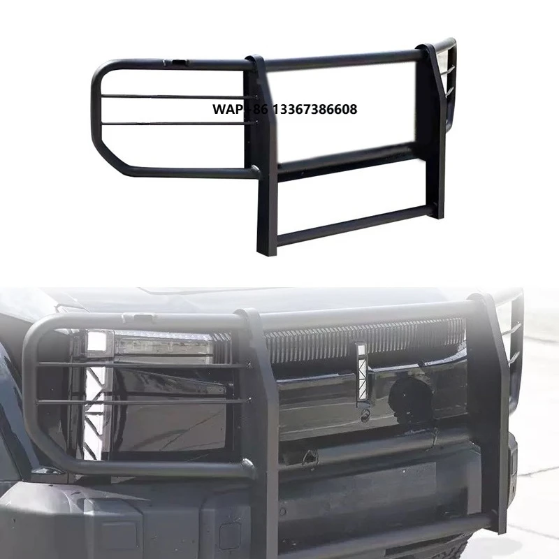 

Car Exterior Parts Anti Knock Steel Nudge Bar With Lights Front Bumper Bull Bar