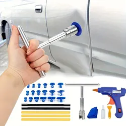 Car Dent Repair Tool Auto Body Part Mechanical Sheet Metal Paintless Dent Removal Puller Kit Hand Tools Kit Set