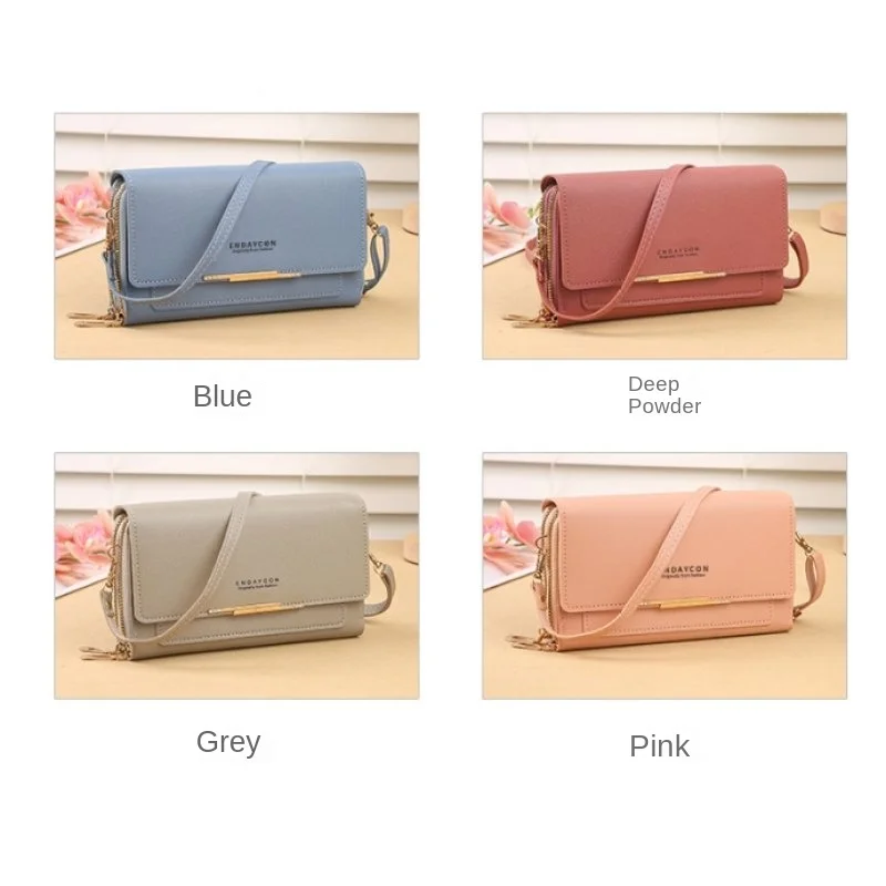 Damen-Geldbörse Koreanische Handtasche Multi-Kartenfach Große Kapazität Casual Schultertasche Handytasche Modischer Neuer Stil – Detail 3