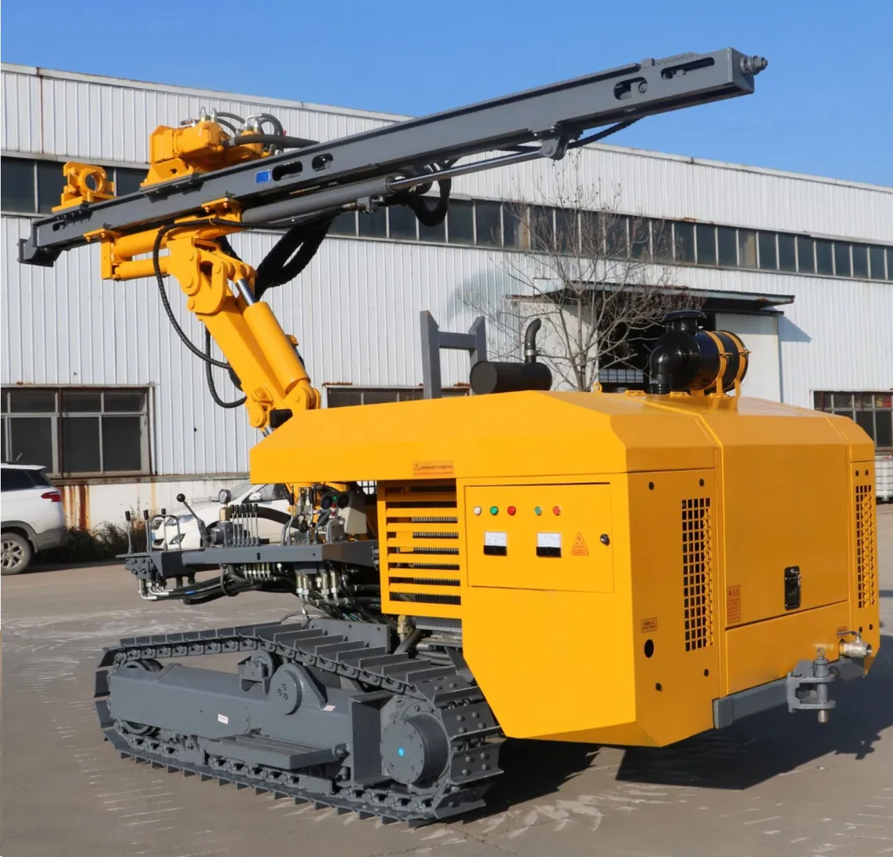 4 Inch Automatic Mining Core Drilling Rig for Water Wells Ore Core Drill DTH Hammer 90mm-120mm Hole Diameter Air