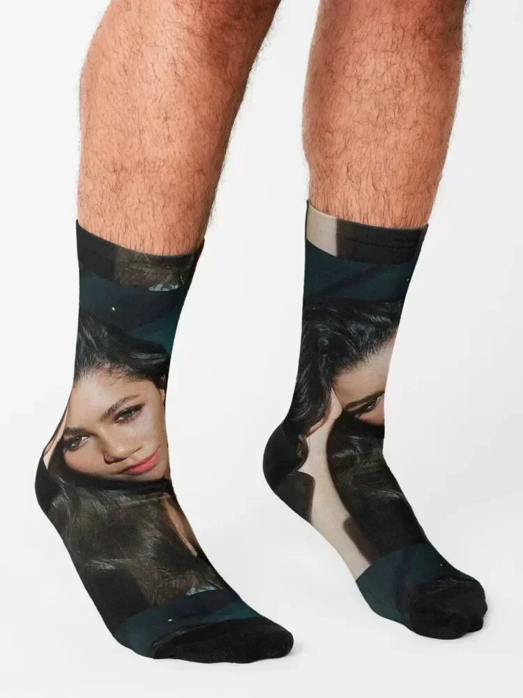 Zendaya Socks japanese fashion Running shoes halloween Men Socks Women's