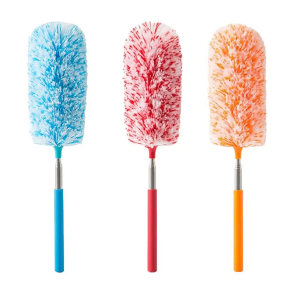 Scalable Dust Collector Muiltcolor Microfiber Duster Portable Anti-static Magic Dust Brush Home Cleaning Tools Extendable Handle