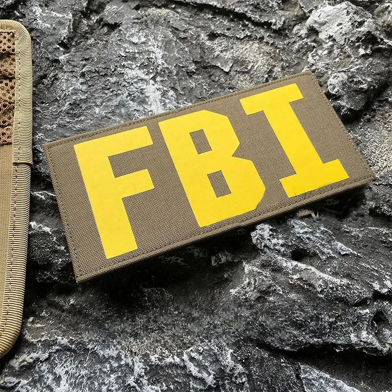 American FBI Hook&Loop Patches Tactical Morale Badge RRT Federation Law Enforcement Armband for Clothes Dea Backpack Applique