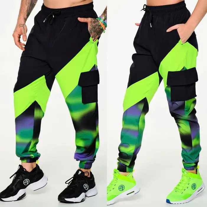 Quick Dry Thin Fitness Dance Sports Pants Unisex Long Trousers Breathable Yoga Workout Running Pants Polyester Lycra Blend