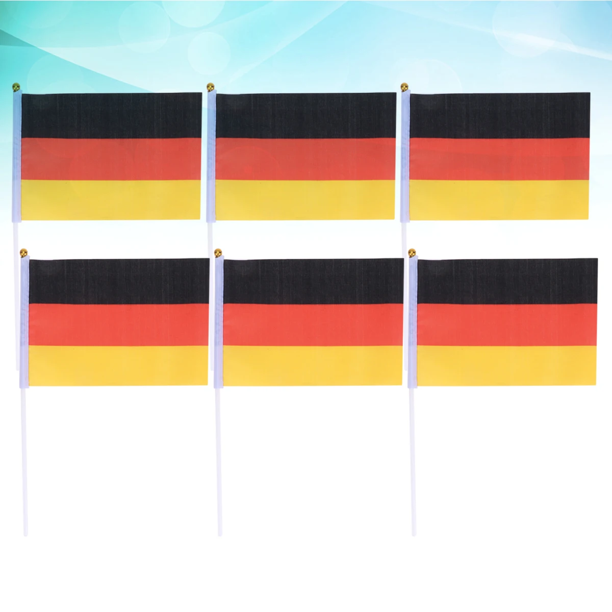 

20 Pcs Hand Waving Flag Frankreich Deko Handheld Mini Flagge Kleine Handgehaltene Flaggen Stick Fahne
