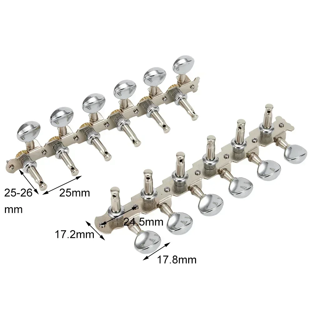 Machine Head Replacement 12 Strings Guitar Accessories Guitar Parts Guitar Tuning Pegs 6L 6R For12 String Acoustic