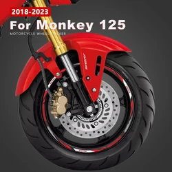 Motorcycle Wheel Sticker 12 Inch Rim Tape Waterproof Wheel Decal for Honda Monkey 125 Grom 125 MSX Accessories 2013-2023