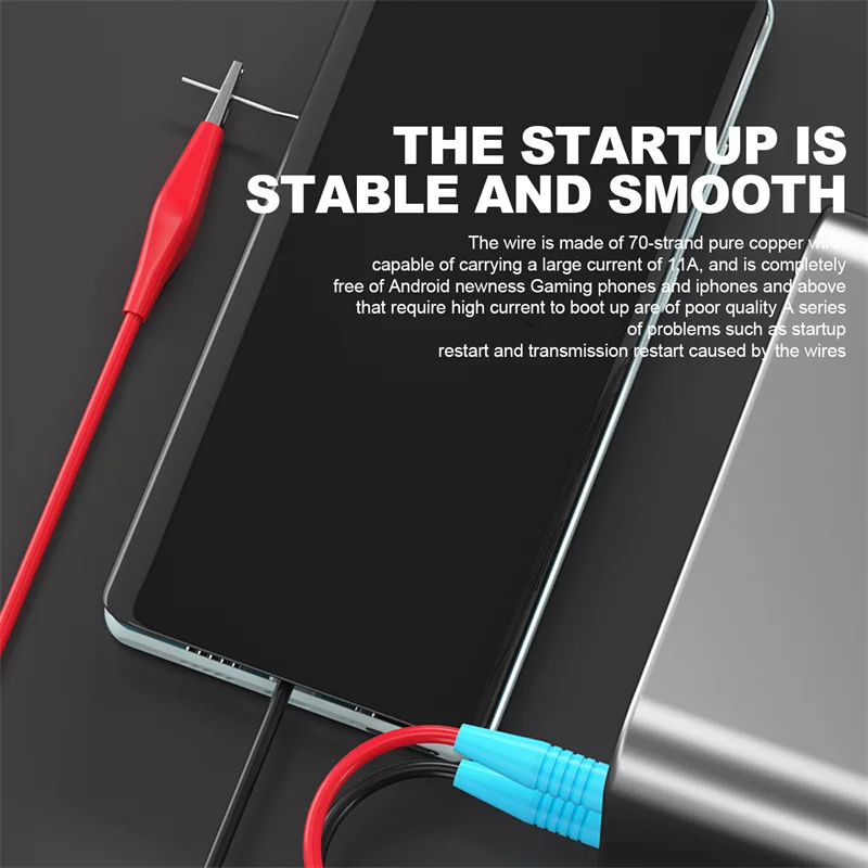 MaAnt M103 High Quality Power Cord for Mobile Phone Pure Copper PVC Soft Rubber Low Internal Resistance Repair Boot Power Cord